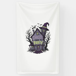 Haunted House Shirt Cute Spooky Party Halloween De Banner