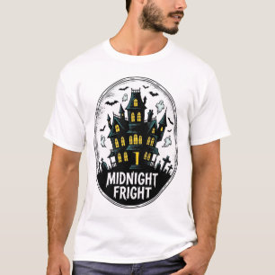 Haunted House Shirt Scary Night Halloween Vector_1