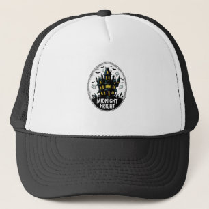 Haunted House Shirt Scary Night Halloween Vector_1 Trucker Hat