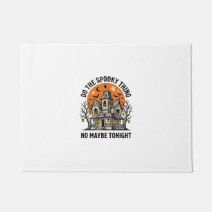 Haunted House Shirt Spooky Vintage Halloween Desig Doormat