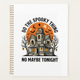 Haunted House Shirt Spooky Vintage Halloween Desig Planner