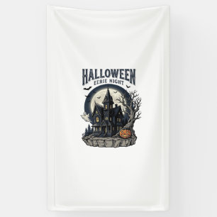 Haunted House Shirt Vintage Engraving Spooky Seaso Banner