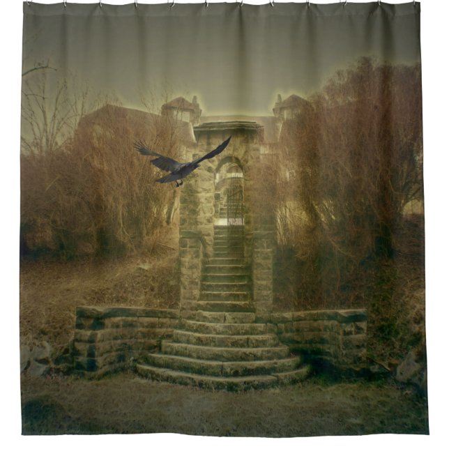 Haunted House Shower Curtain (Front)
