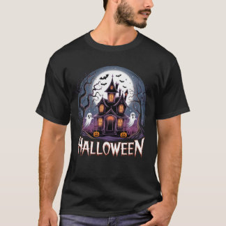 Haunted House Spooky Halloween  T-Shirt