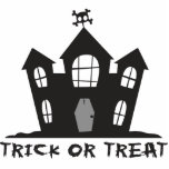 Haunted House Standing Photo Sculpture<br><div class="desc">Spooky haunted house with Trick Or Treat written in scratchy writing below. Great for Halloween!</div>