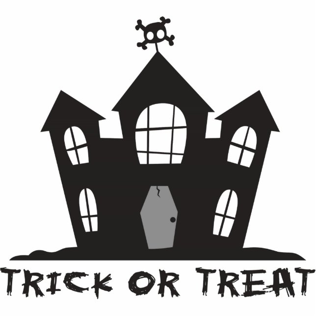 Haunted House Standing Photo Sculpture (Front)