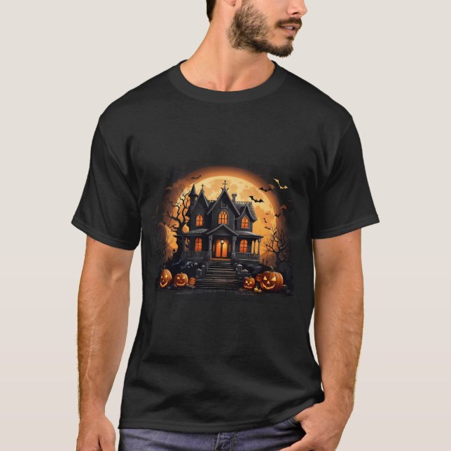 Haunted house T-Shirt (Front)