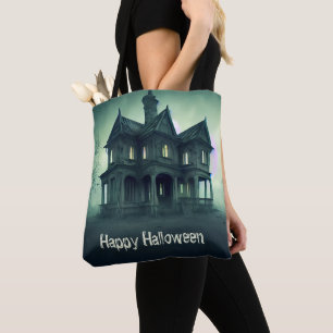 Haunted House Tote Bag