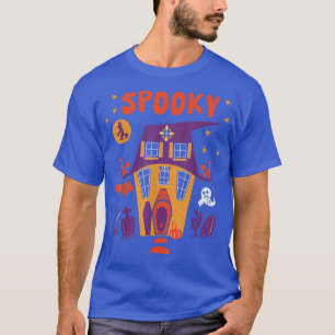 Haunted House Trick Or Treat Halloween Spooky Gobl T-Shirt