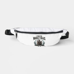 Haunted House Walks Funny Vintage Halloween Tee Bum Bags