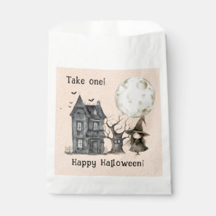 Haunted House Witch Spooky Halloween Party Favour Bags