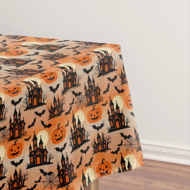 Haunted Houses Tablecloth (In Situ)