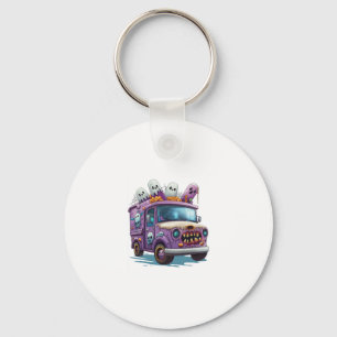 Haunted Ice Cream Truck Key Ring