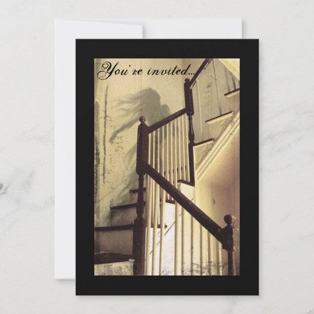 'Haunted' Invitation (Front)