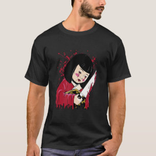 Haunted Japanese Doll Creepy Collectible Figurine T-Shirt