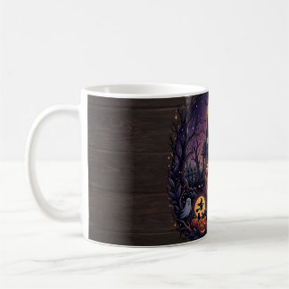 Haunted Manor Halloween Coffee Mug