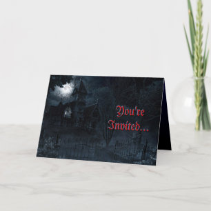 Haunted Mansion Custom Greeting Card