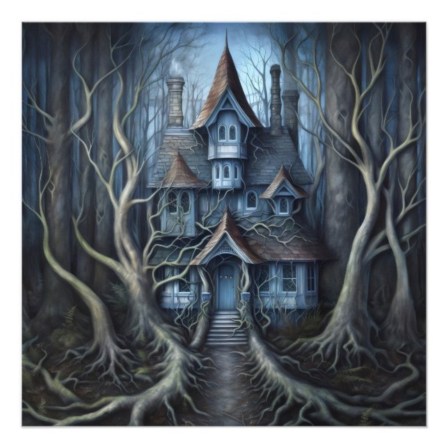 Haunted Mansion Forest Photo Print (Front)