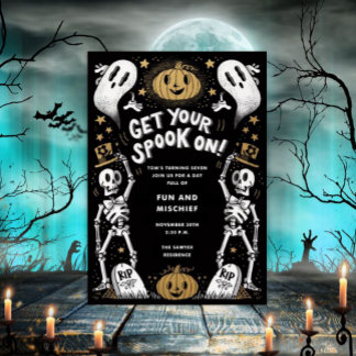 Haunted Mansion Halloween Party Invitation
