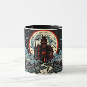 Haunted Mansion Illustration Mug