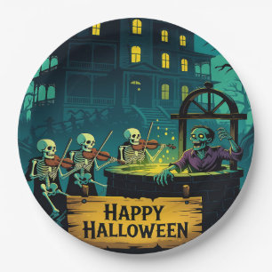 Haunted Mansion's Zombie Wishing Well: Paper Plate