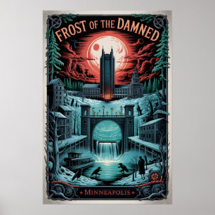Haunted Minneapolis, Minnesota Frost of the Damned Poster