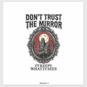 Haunted Mirror Shirt Vintage Engraving Gothic Hous