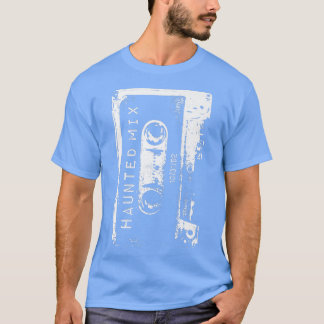 Haunted Mitape Retro 90s Cassette Halloween T-Shirt