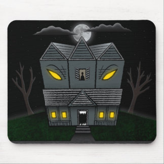 Haunted Monster House Mouse Mat