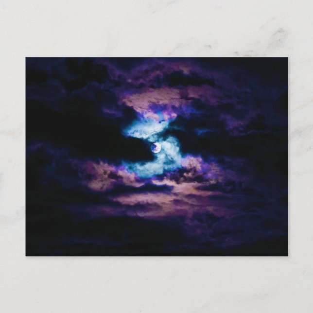 Haunted Moon Postcard (Front)