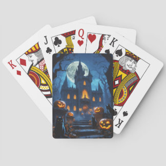 Haunted Moonlight Castle Playing Cards