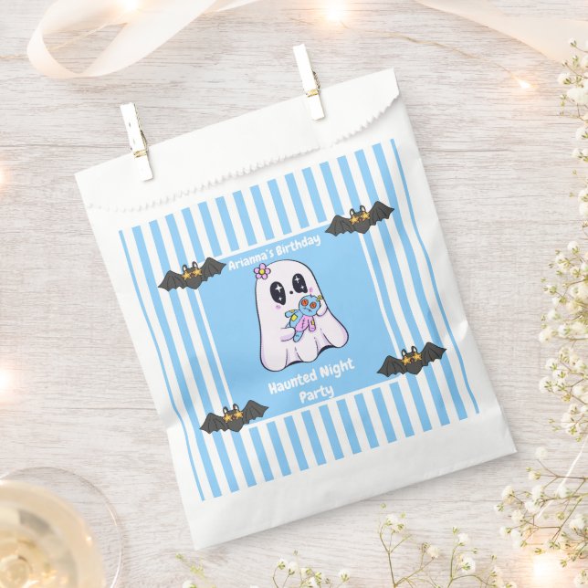Haunted Night Party Birthday  – Halloween night Favour Bags (Clipped)
