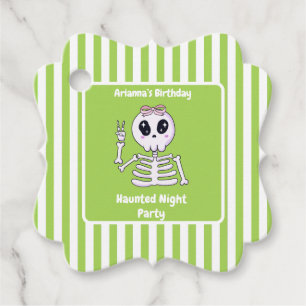 Haunted Night Party Birthday – Halloween night Favour Tags