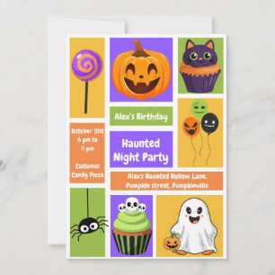 Haunted Night Party Birthday  – Halloween night Invitation