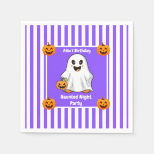 Haunted Night Party Birthday – Halloween night Napkin