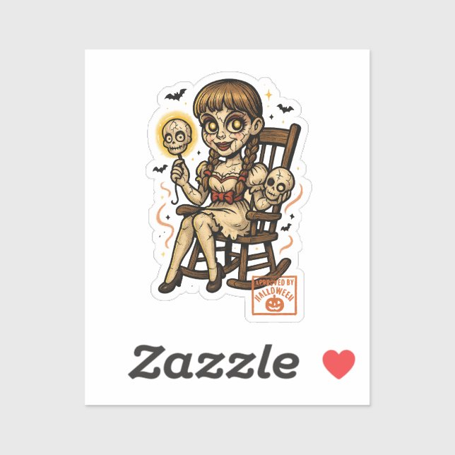 Haunted Pin-Up Doll – Creepy Cute Halloween (Sheet)