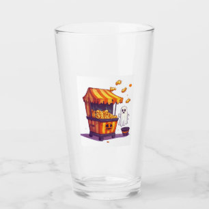 Haunted Popcorn Stand Glass