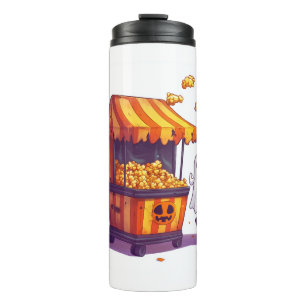 Haunted Popcorn Stand Thermal Tumbler