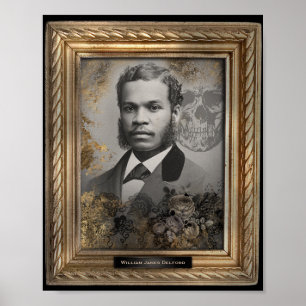 Haunted Portrait   African-American Man  Poster