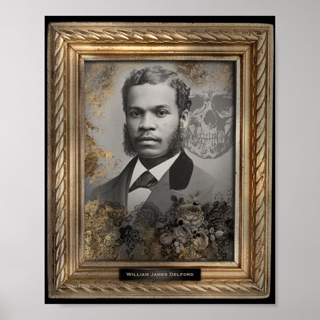 Haunted Portrait | African-American Man  Poster (Front)
