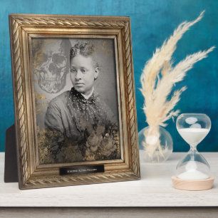 Haunted Portrait Plaque African American Woman