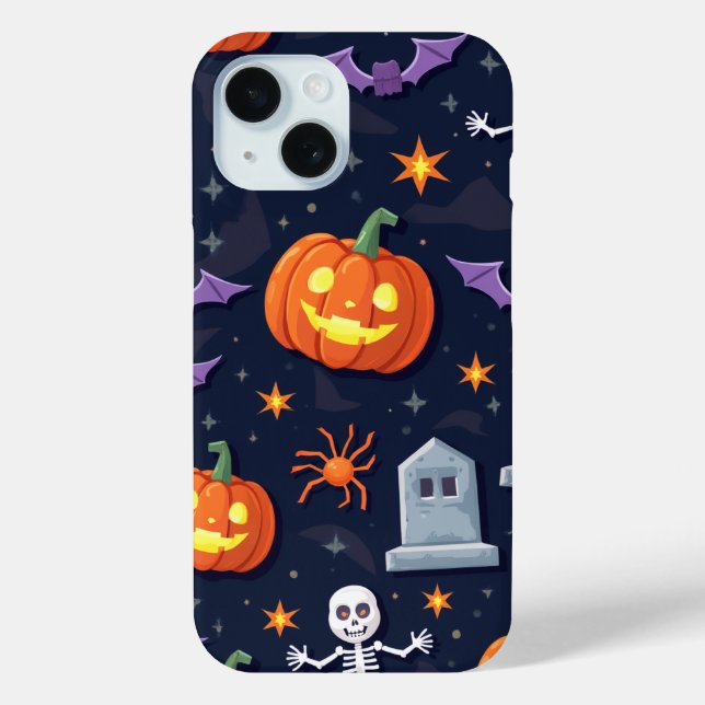 "Haunted Protection: Spooktacular iPhone 15 Case" Case-Mate iPhone Case (Back)