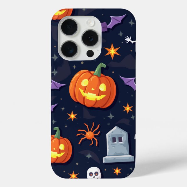 Haunted Protection: Spooktacular iPhone 15Pro Case (Back)