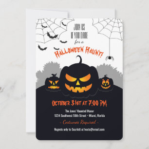 Haunted Pumpkin Patch Invitation