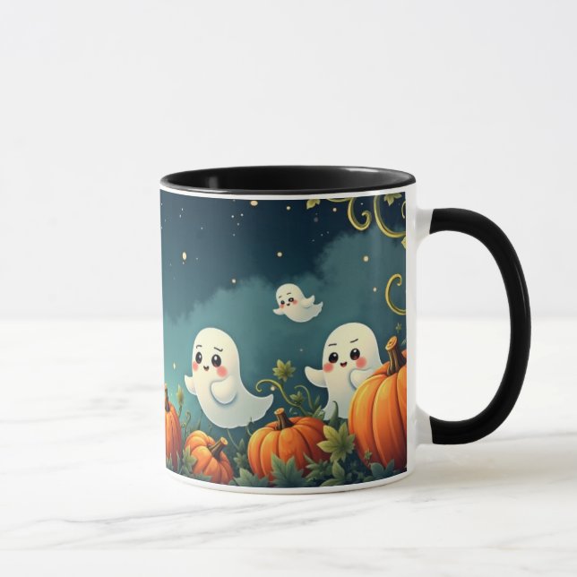 Haunted Pumpkin Patch Mug (Right)