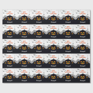 Haunted Pumpkin Patch Wrapping Paper