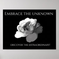 Haunted Rose Gothic Poster - Embrace the Unknown