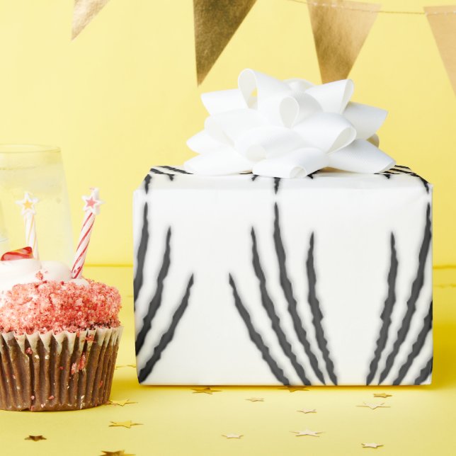 Haunted Scrachtes Halloween Wrapping Paper (Birthday Party)