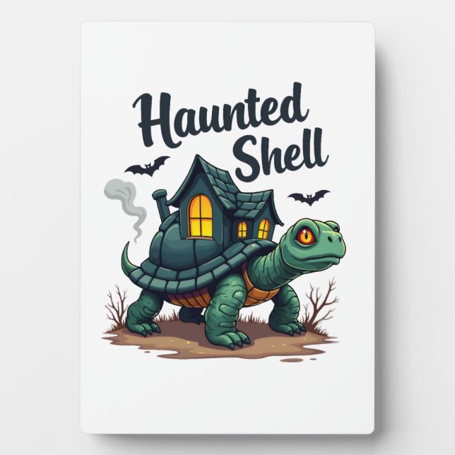 Haunted Shell Turtle Plaque (Front)