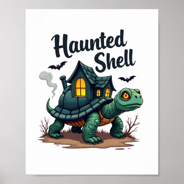 Haunted Shell Turtle Poster (Front)
